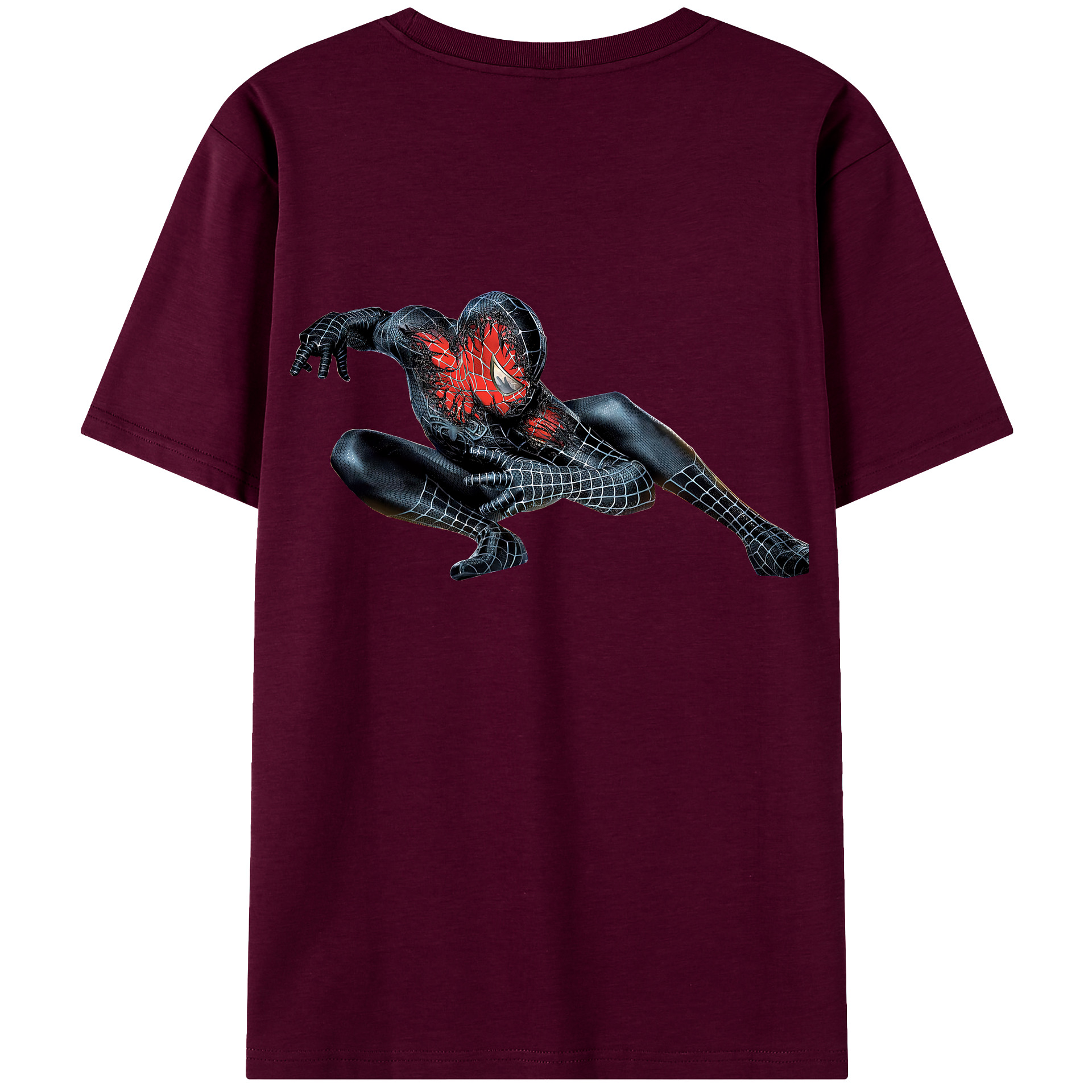 （画像用） Spider Man スパイダーマン レディース半袖Tシャツ(バックプリント)